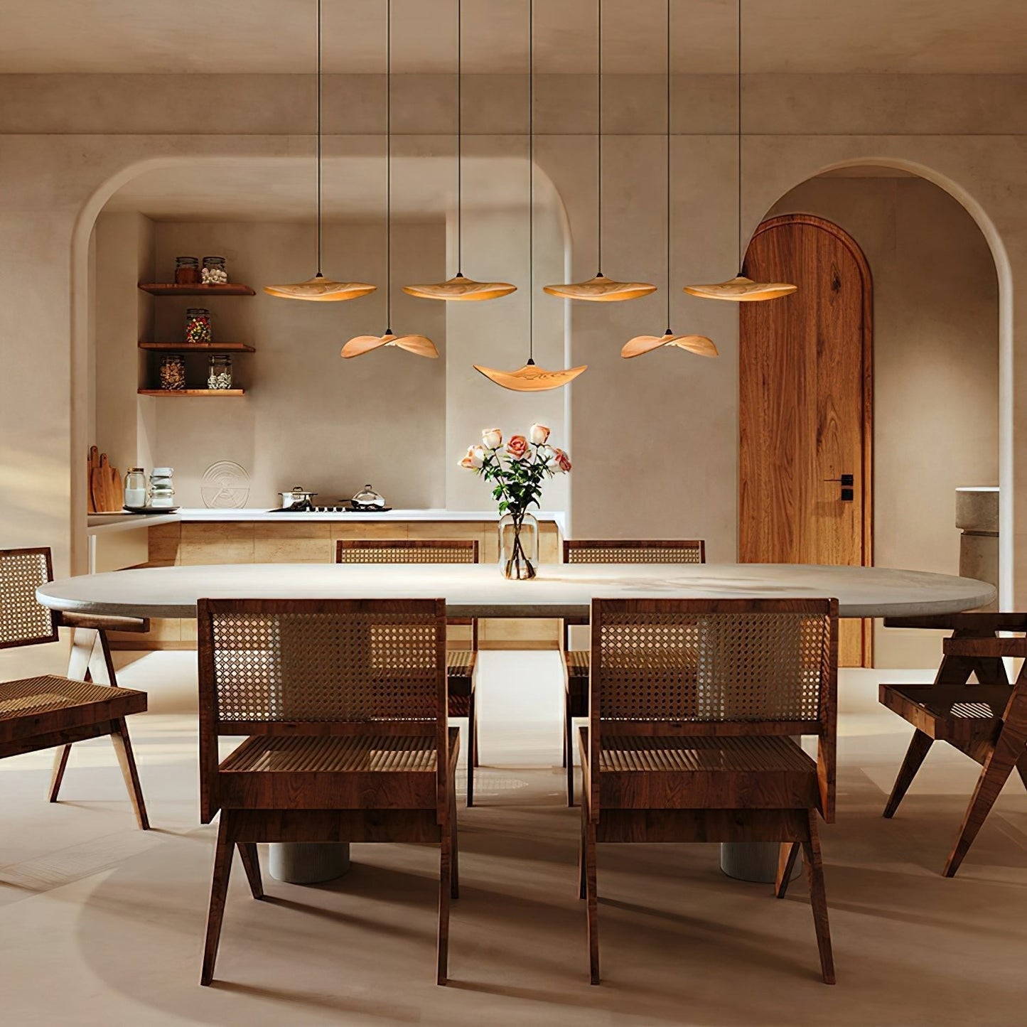 Empty Leaf Chandelier Chandelier
