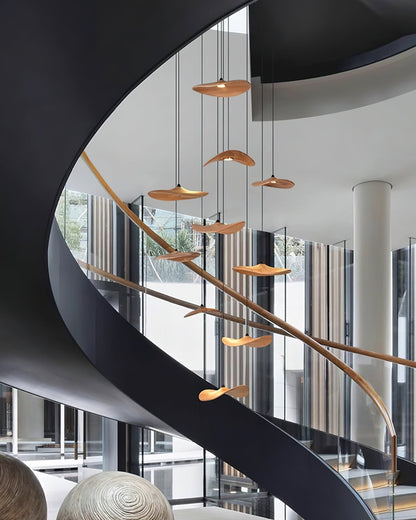 Empty Leaf Chandelier Chandelier