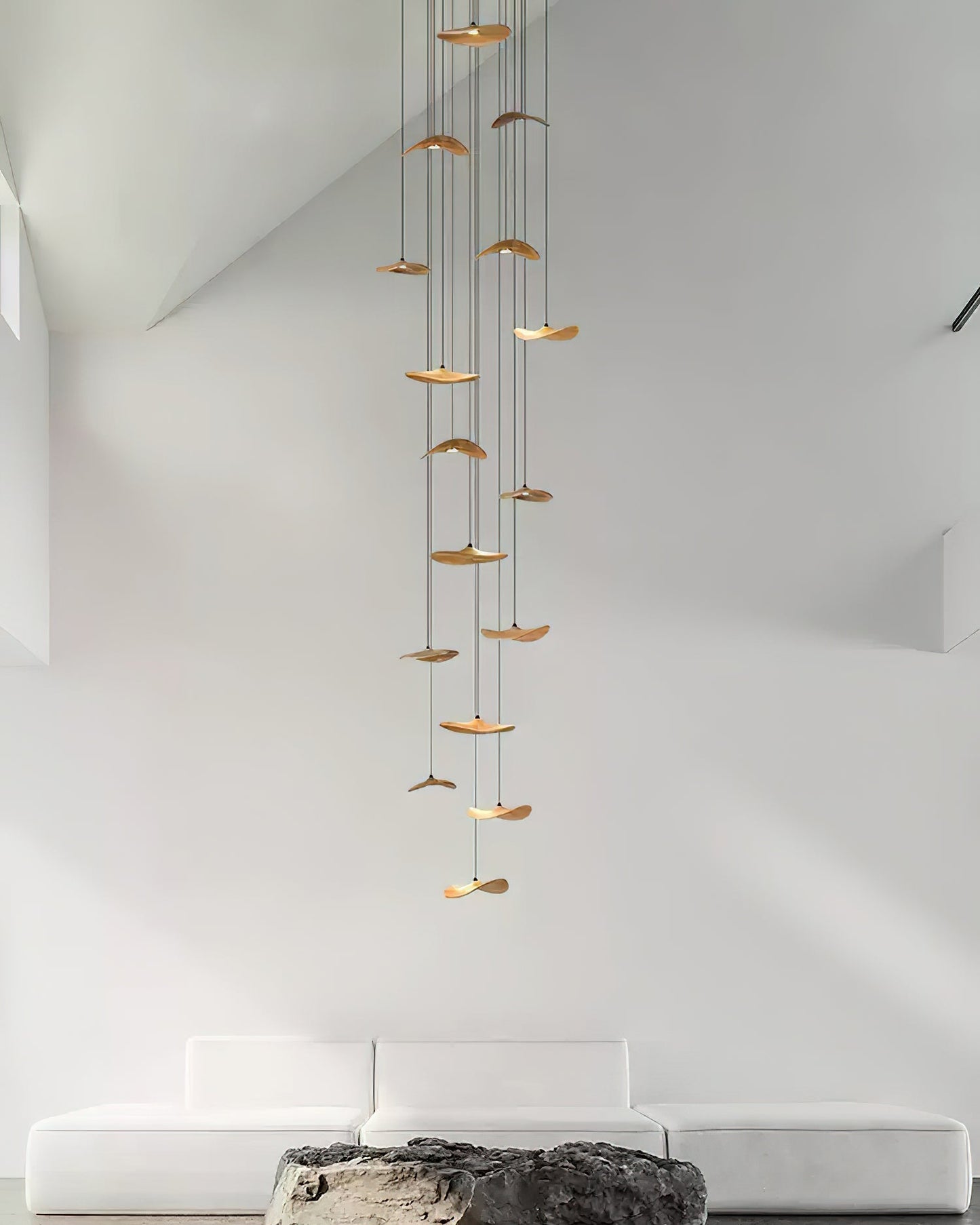 Empty Leaf Chandelier Chandelier