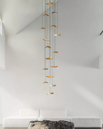 Empty Leaf Chandelier Chandelier