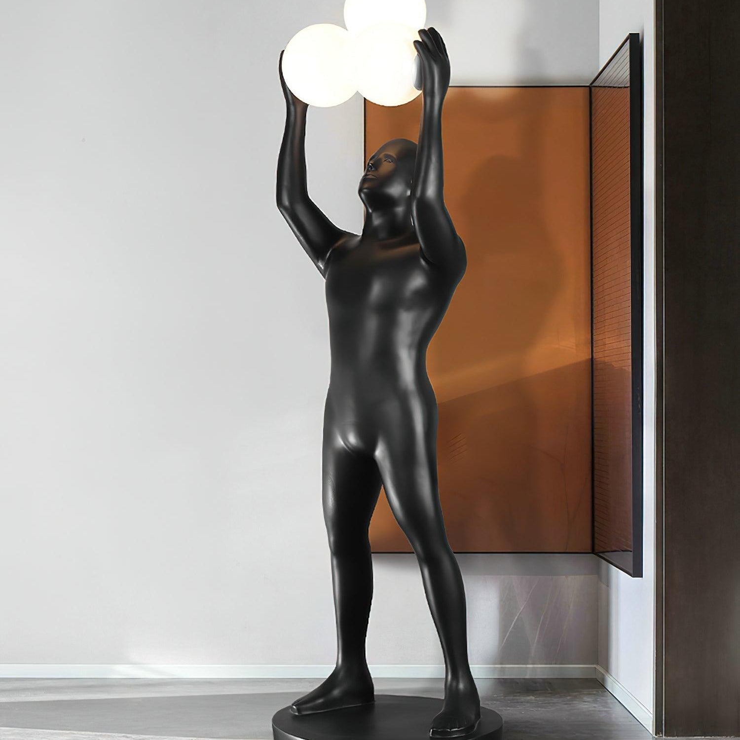 Enlightened Figure Sculptor Floor Lamp Floor lamp