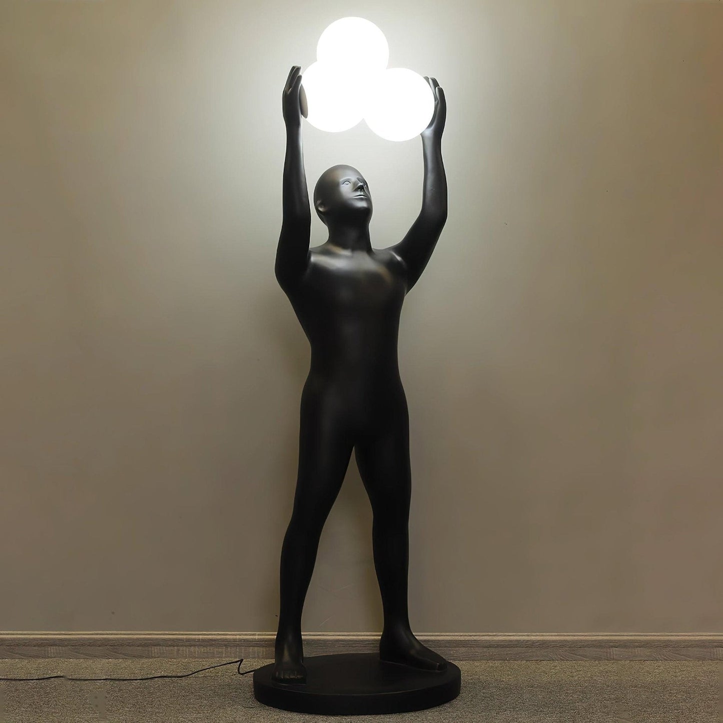 Enlightened Figure Sculptor Floor Lamp Floor lamp
