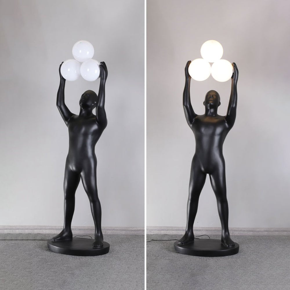 Enlightened Figure Sculptor Floor Lamp Floor lamp