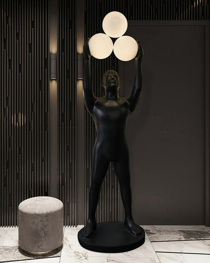 Enlightened Figure Sculptor Floor Lamp Floor lamp