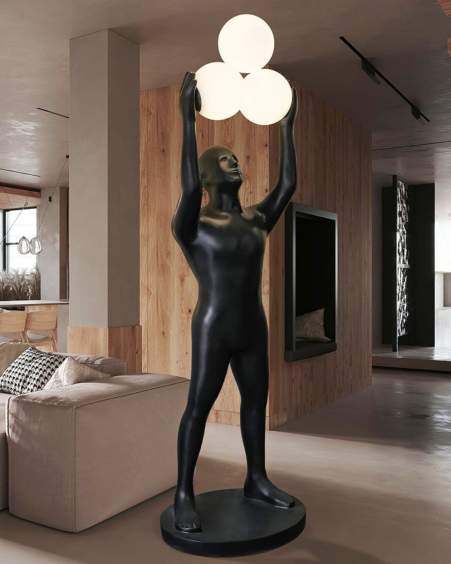 Enlightened Figure Sculptor Floor Lamp Floor lamp