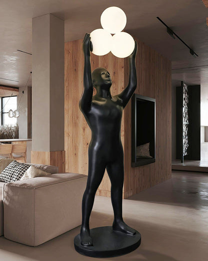 Enlightened Figure Sculptor Floor Lamp Floor lamp
