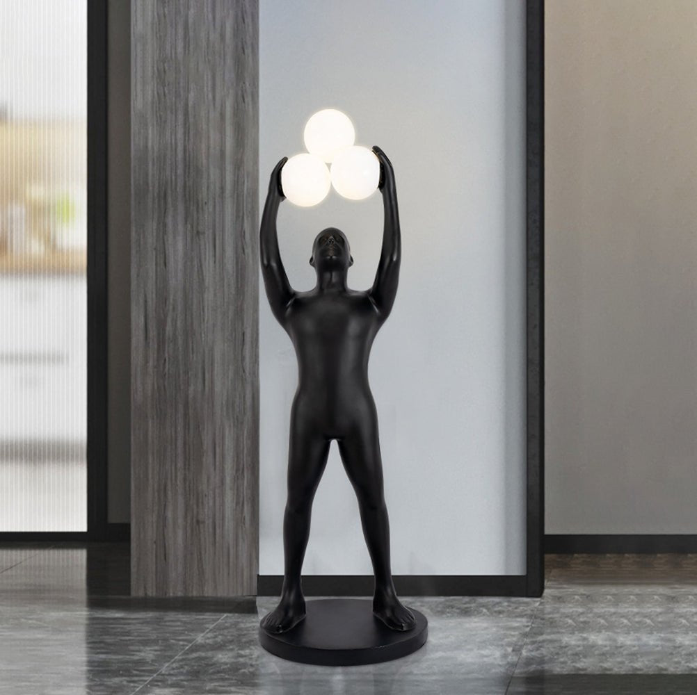 Enlightened Figure Sculptor Floor Lamp Floor lamp