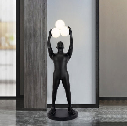 Enlightened Figure Sculptor Floor Lamp Floor lamp