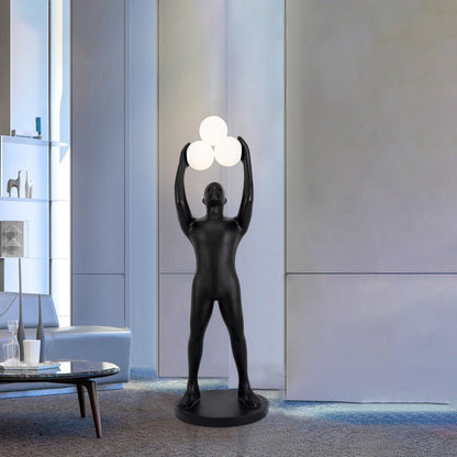 Enlightened Figure Sculptor Floor Lamp Floor lamp