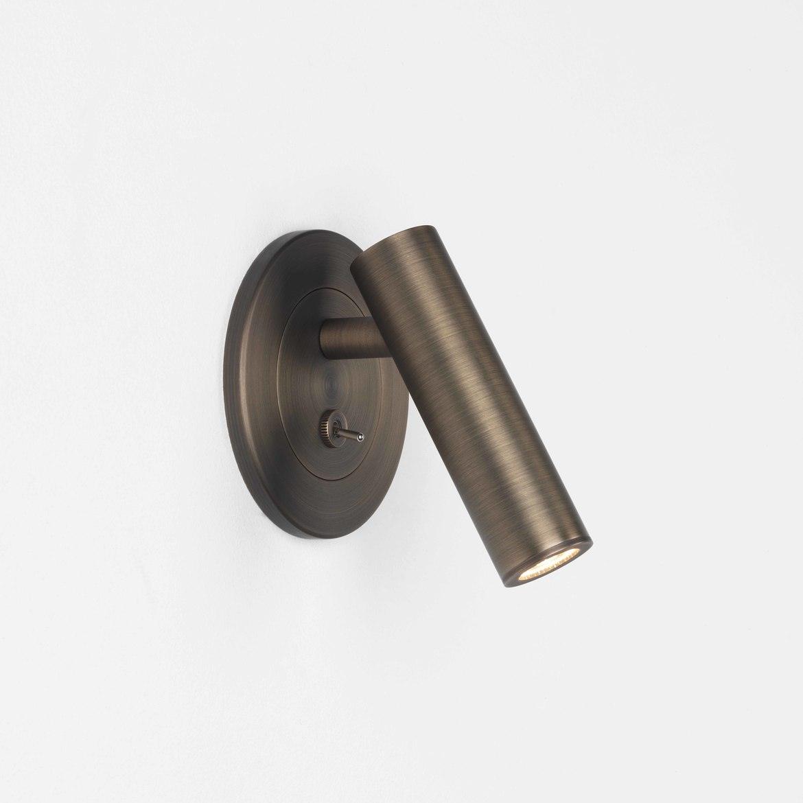 Reading Wall Lamp ? 3.1″ x H 4.3″ / Dia 8cm x H 11cm / Brushed Bronze / Warm Light Wall lamp