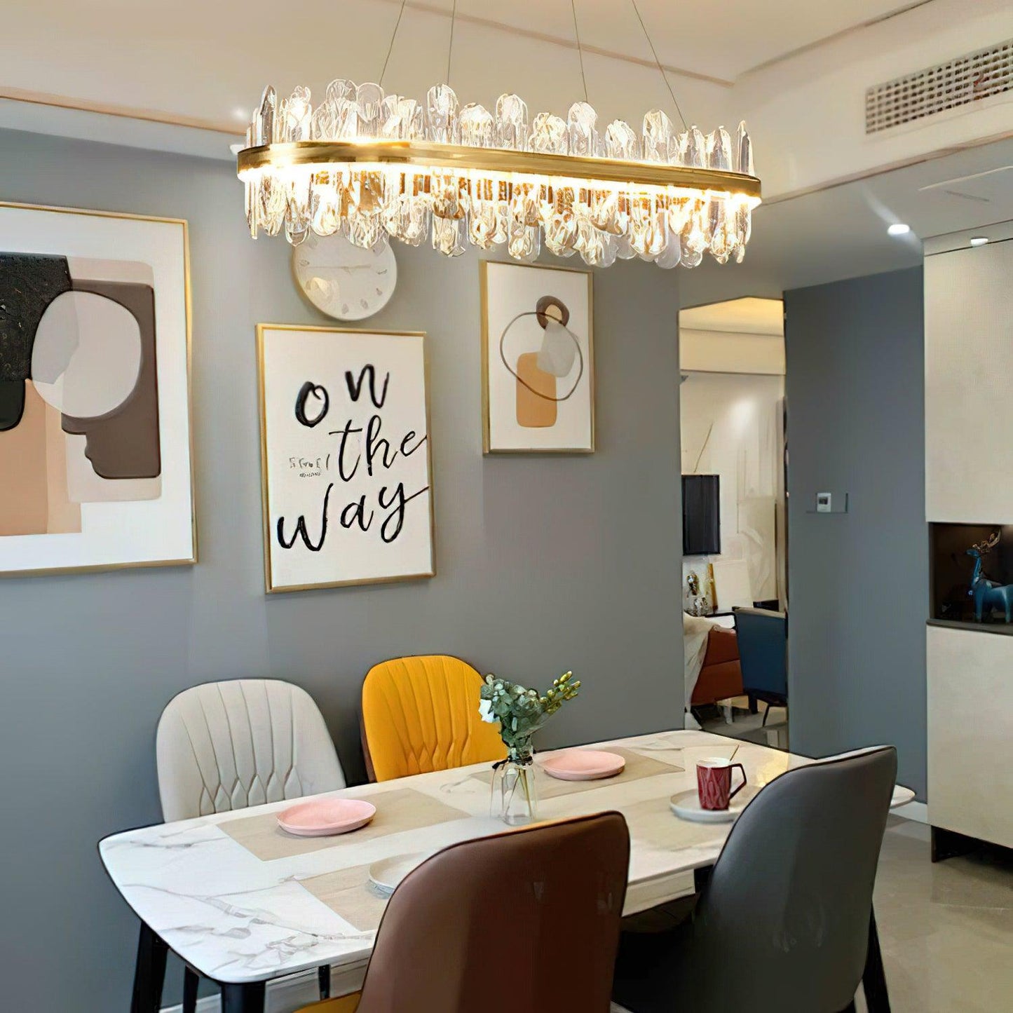 Enos Crystal Chandelier Chandelier