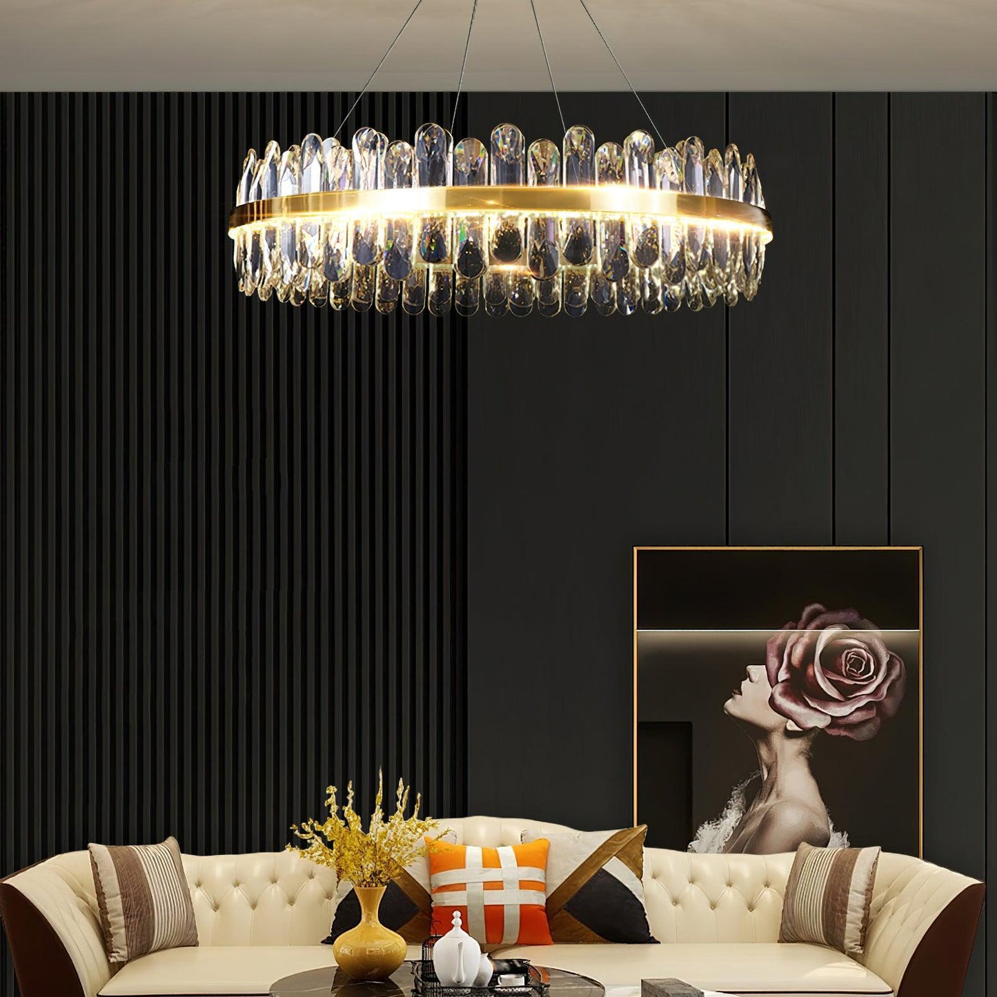 Enos Crystal Chandelier Chandelier