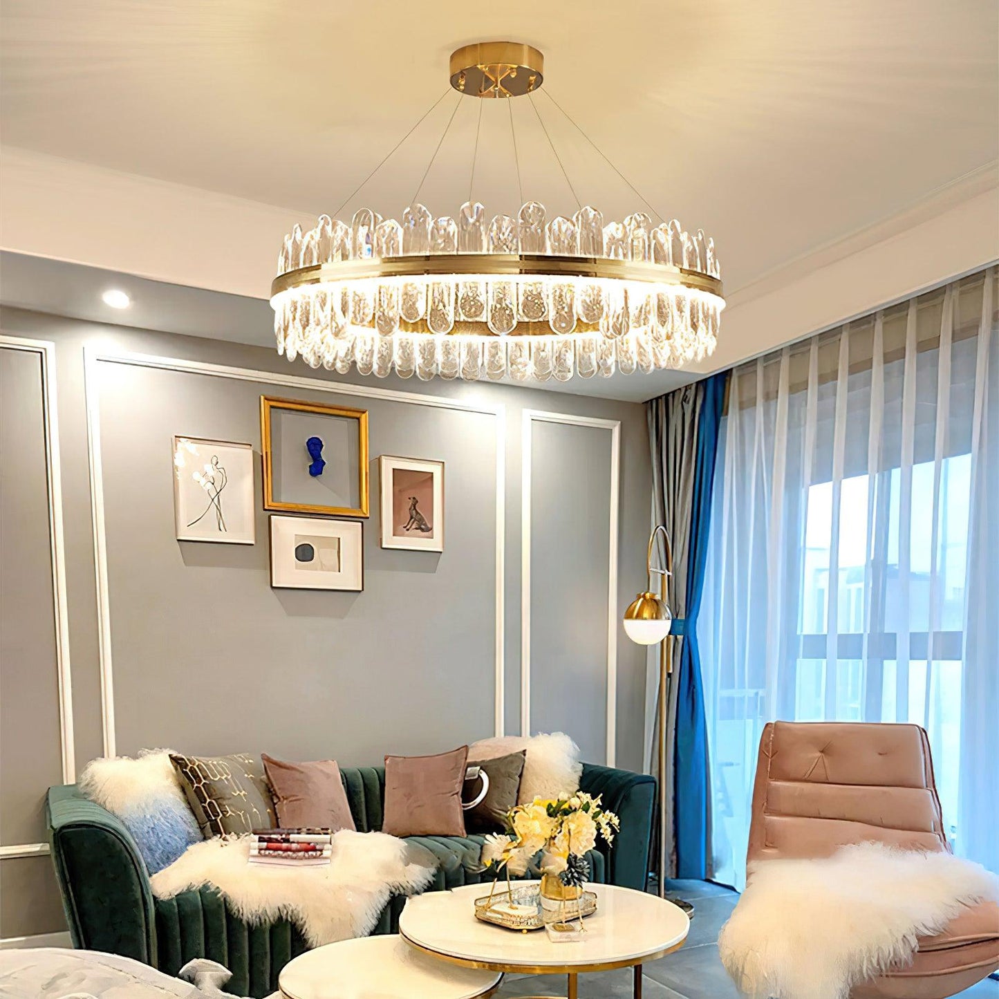 Enos Crystal Chandelier Chandelier