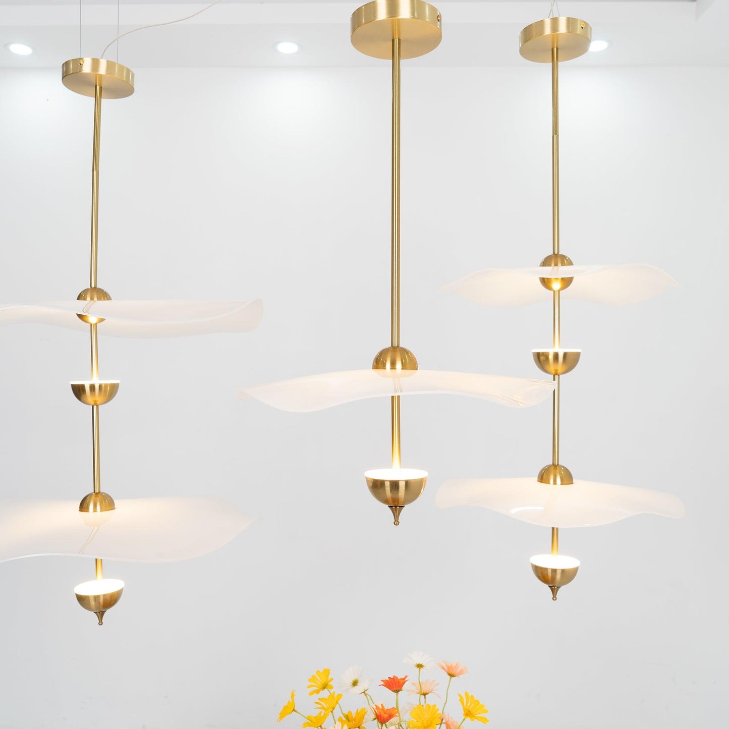 Envolee Double Biscuit Pendant Light Pendant light