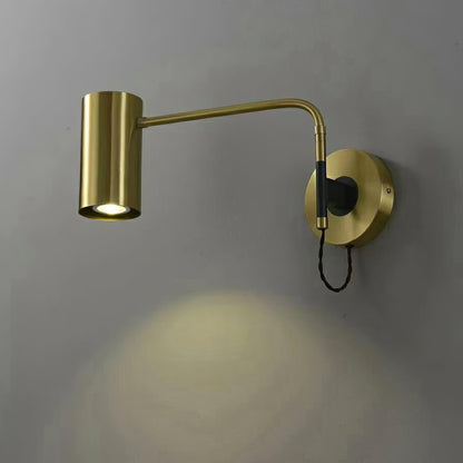 Envoy Swing Sconce Dia 14.5″ x H 14.1″ / Dia 37cm x H 36cm / Brass Wall lamp