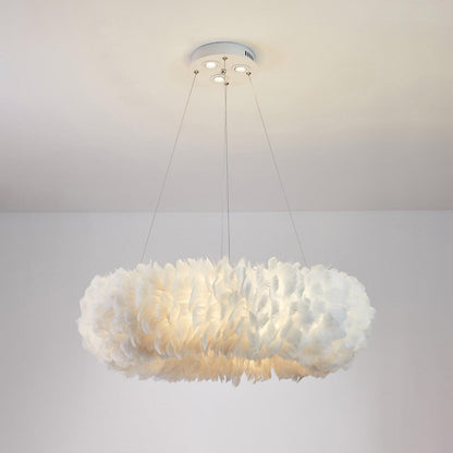 Eos Pendant Lamp ? 19.7″ x H 5.5″ / Dia 50cm x H 14cm / White Pendant light