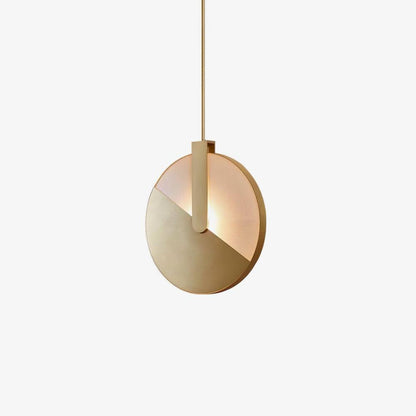 Sunset Pendant Lamp Dia 11″ x H 13″ / Dia 28cm x H 33cm / Gold & Translucent / Warm Light Pendant light