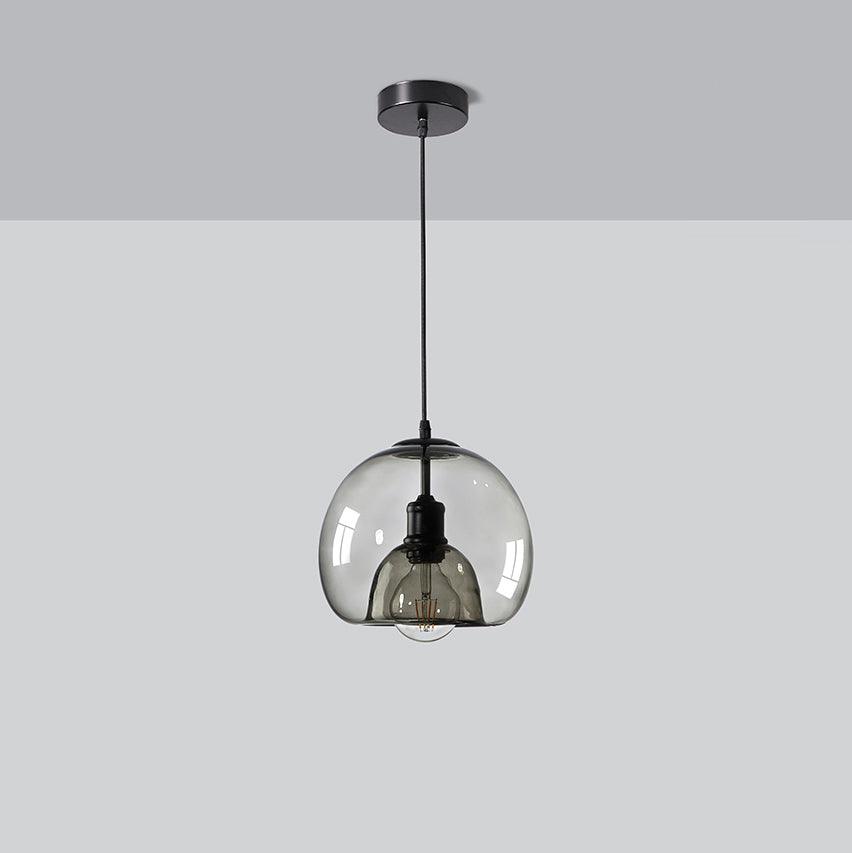 Eres Pendant Lamp ? 9.1″ x H 8.3″ / Dia 23cm x H 21cm / Black & Clear Pendant light