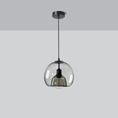Eres Pendant Lamp ? 9.1″ x H 8.3″ / Dia 23cm x H 21cm / Black & Clear Pendant light