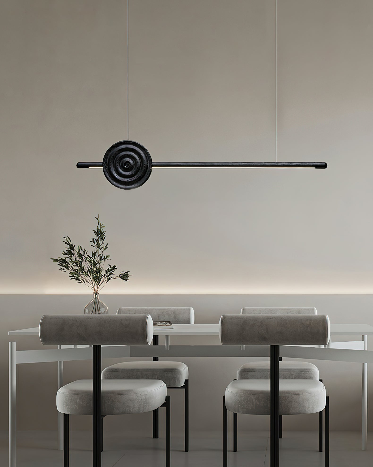 Erhu Wood Chandelier Chandelier