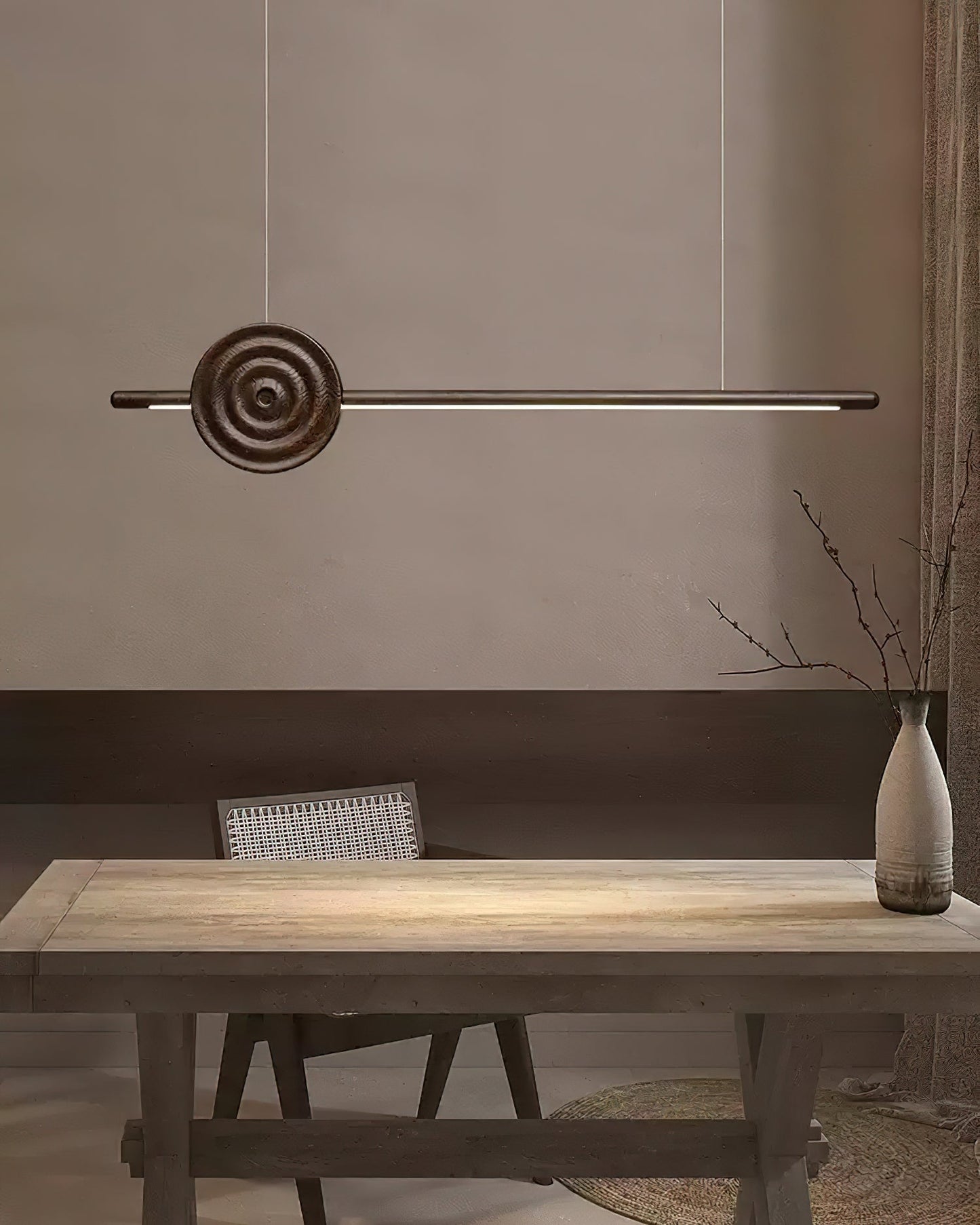 Erhu Wood Chandelier Chandelier