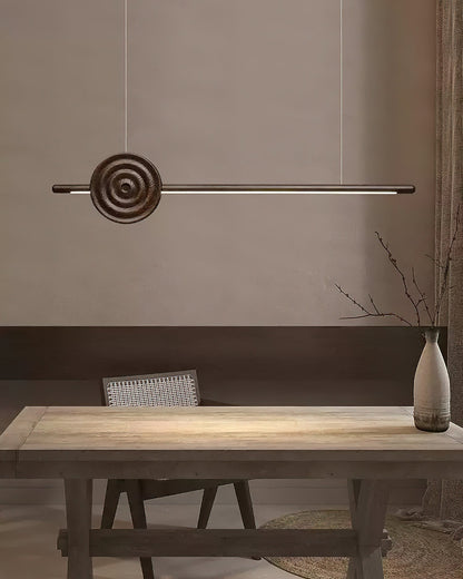Erhu Wood Chandelier Chandelier