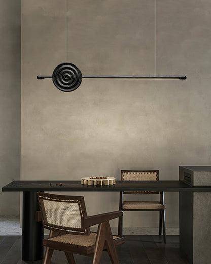 Erhu Wood Chandelier Chandelier
