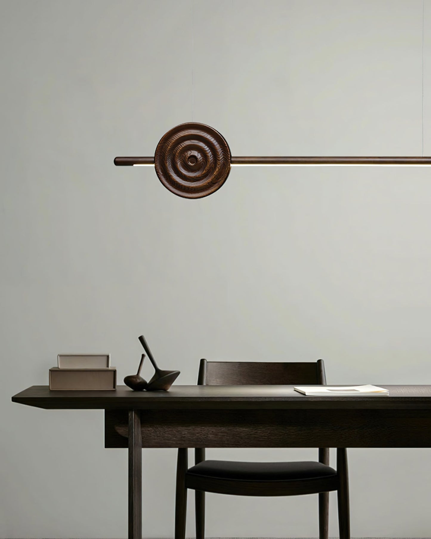 Erhu Wood Chandelier Chandelier