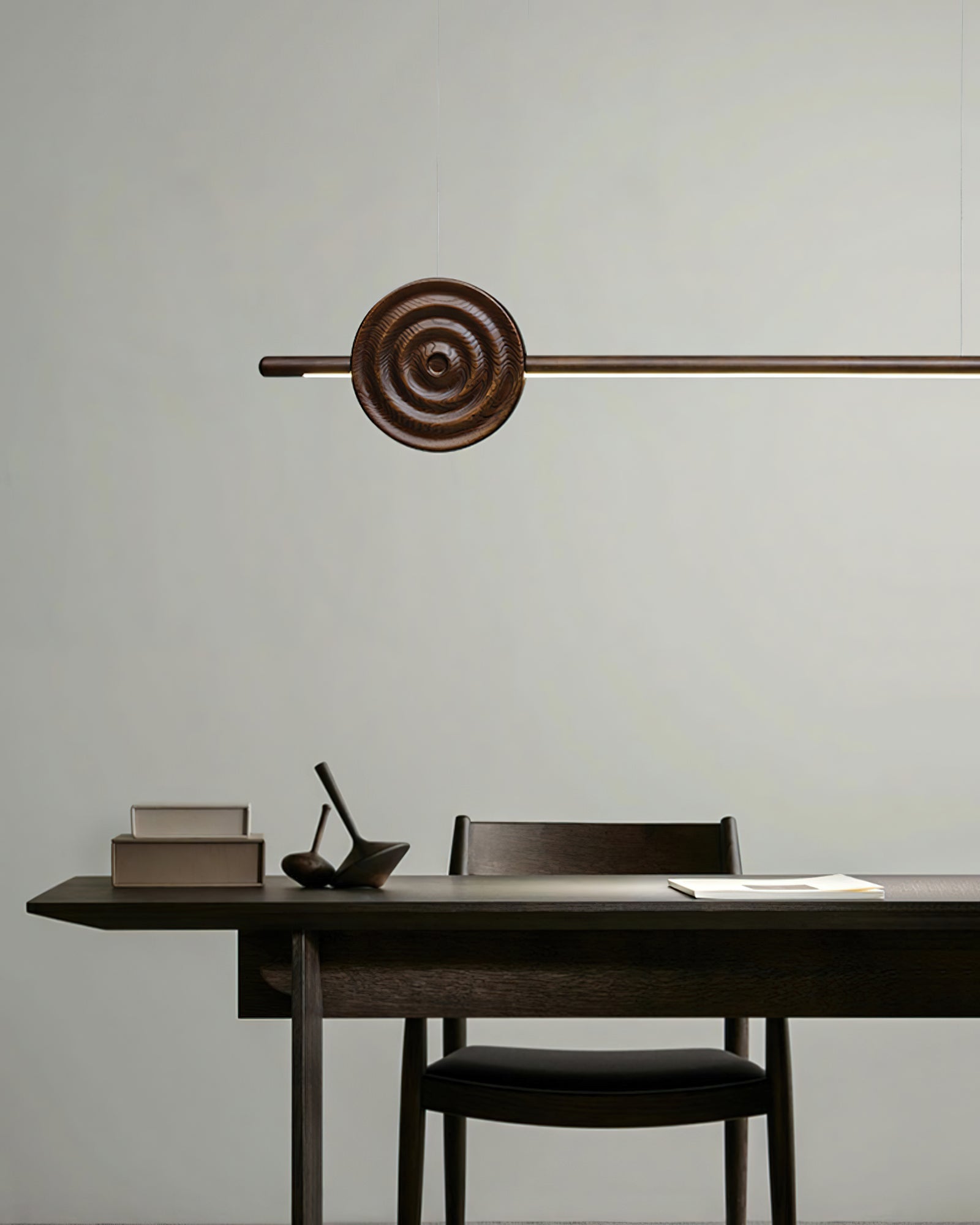 Erhu Wood Chandelier Chandelier