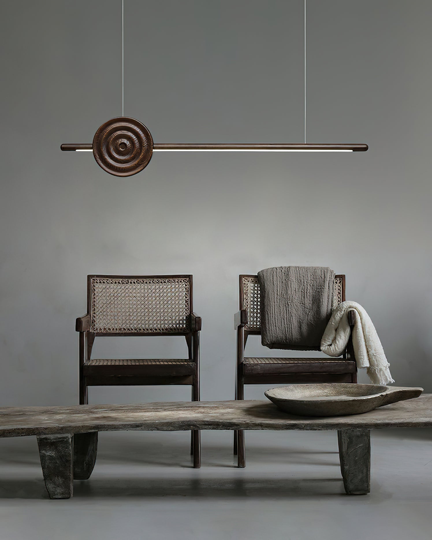 Erhu Wood Chandelier Chandelier