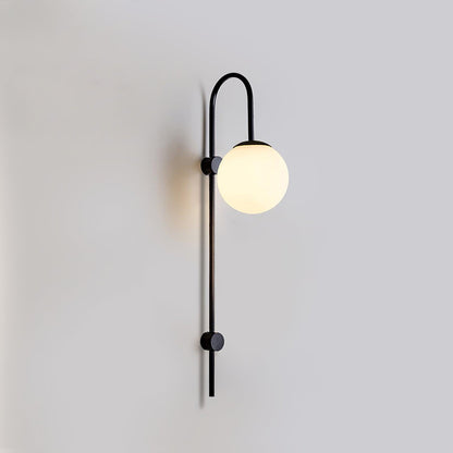 Erikson Sconce Dia 5.9″ x H 27.6″ / Dia 15cm x H 70cm / Black Wall lamp