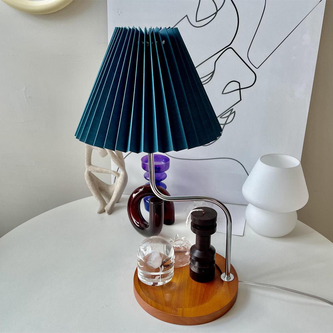 Eterna TL Table Lamp Dia 9.1″ x H 17.7″ / Dia 23cm x H 45cm / Dark blue / US Plug Table lamp