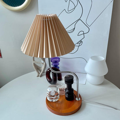 Eterna TL Table Lamp Dia 9.1″ x H 17.7″ / Dia 23cm x H 45cm / Brown / US Plug Table lamp