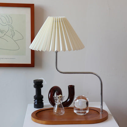 Eterna TL Table Lamp Dia 13.7″ x H 17.7″ / Dia 35cm x H 45cm / Beige / US Plug Table lamp