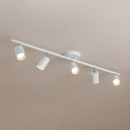 Evanna Ceiling Light 5 heads: L 39.4″ x H 3.3″ / White / Warm Light