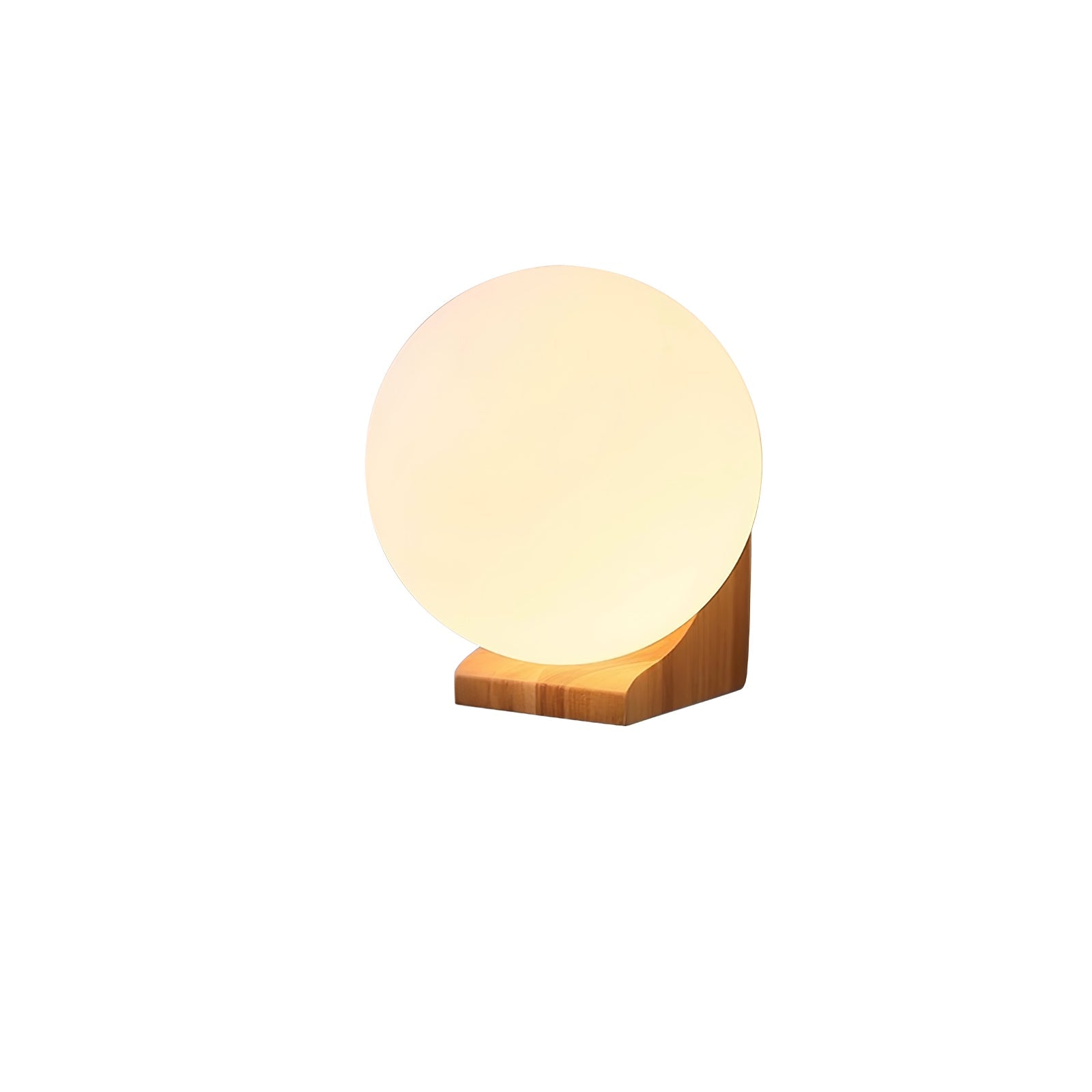 Evelyn Orb Wall Lamp Dia 5.3″ x H 5.3″ / Dia 13.5cm x H 13.5cm / Nature Oak & White Wall lamp
