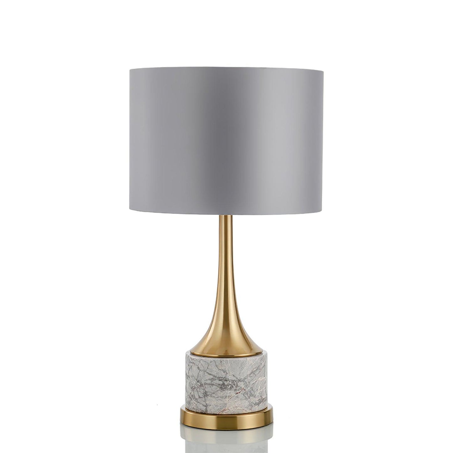 Expino Table Lamp Dia 13.4″ x H 25.2″ / Dia 34cm x H 64cm / Gold & Grey / US plug Table lamp