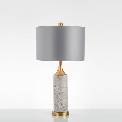 Expino Table Lamp Dia 15.7″ x H 30.3″ / Dia 40cm x H 77cm / Gold & Grey / US plug Table lamp
