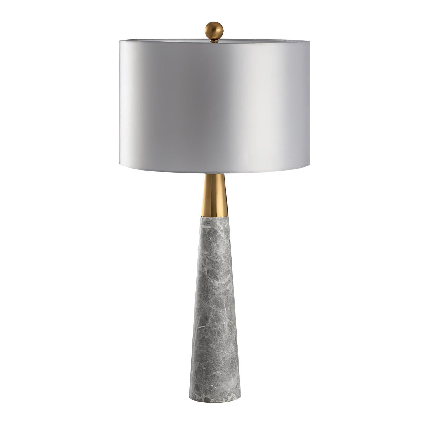 Expino Table Lamp Dia 14.9″ x H 27.6″ / Dia 38cm x H 70cm / Gold & Grey / US plug Table lamp