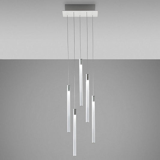 Tooby Rectangular LED Multi-Light Pendant