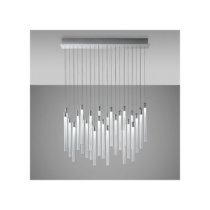 Tooby 30 Light Rectangular Multispot Pendant