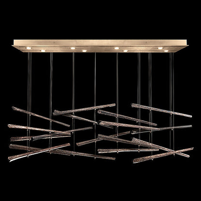 Elevate LED Rectangular Multi Light Pendant