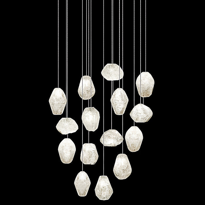 Natural Inspirations Quartz Round Multi-Light Pendant