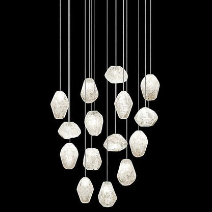Natural Inspirations Quartz Round Multi-Light Pendant