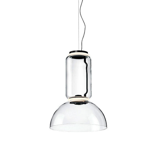 Noctambule Low Cylinder and Bowl LED Pendant