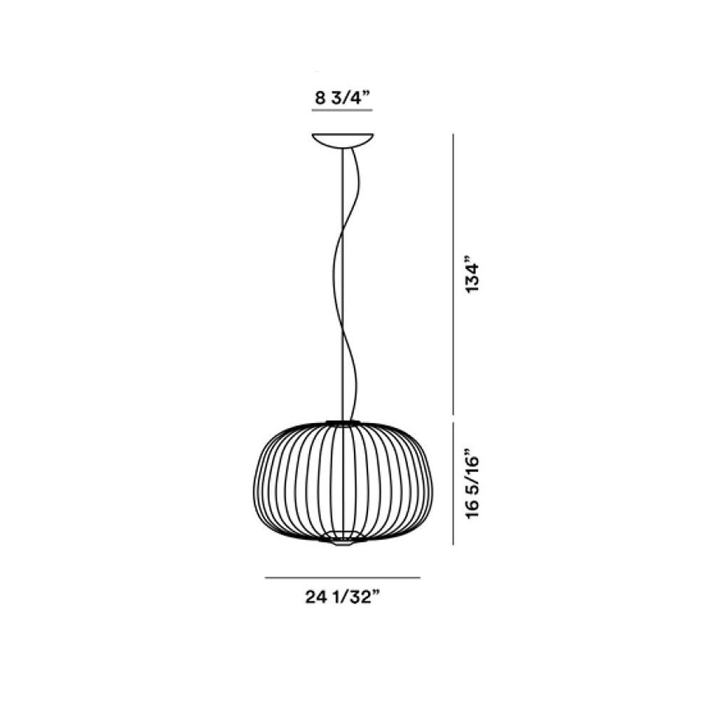 Spokes 3 LED Pendant