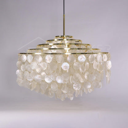 Round Shell Chandelier Chandelier
