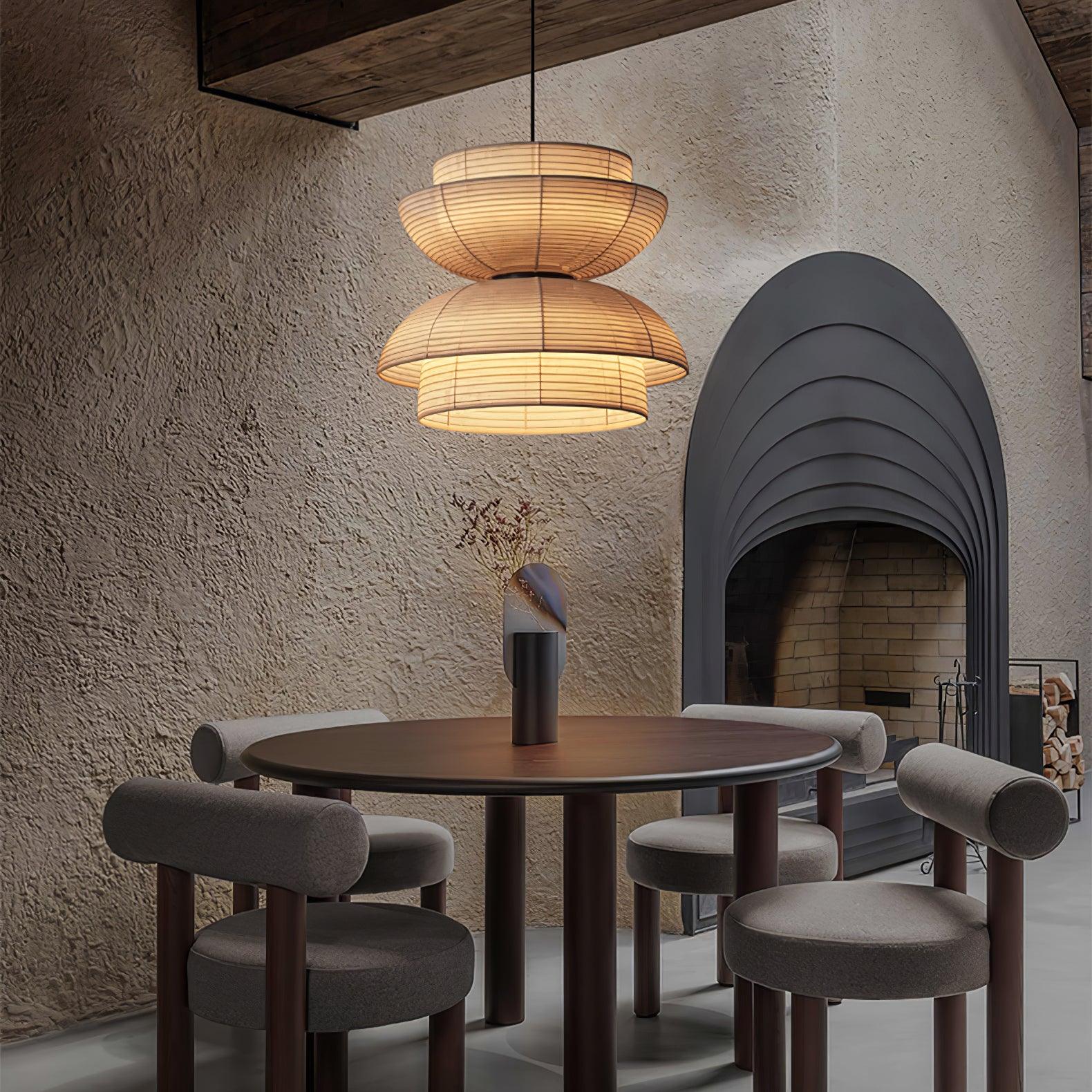 Fabric Art Hanging Lamp Pendant light