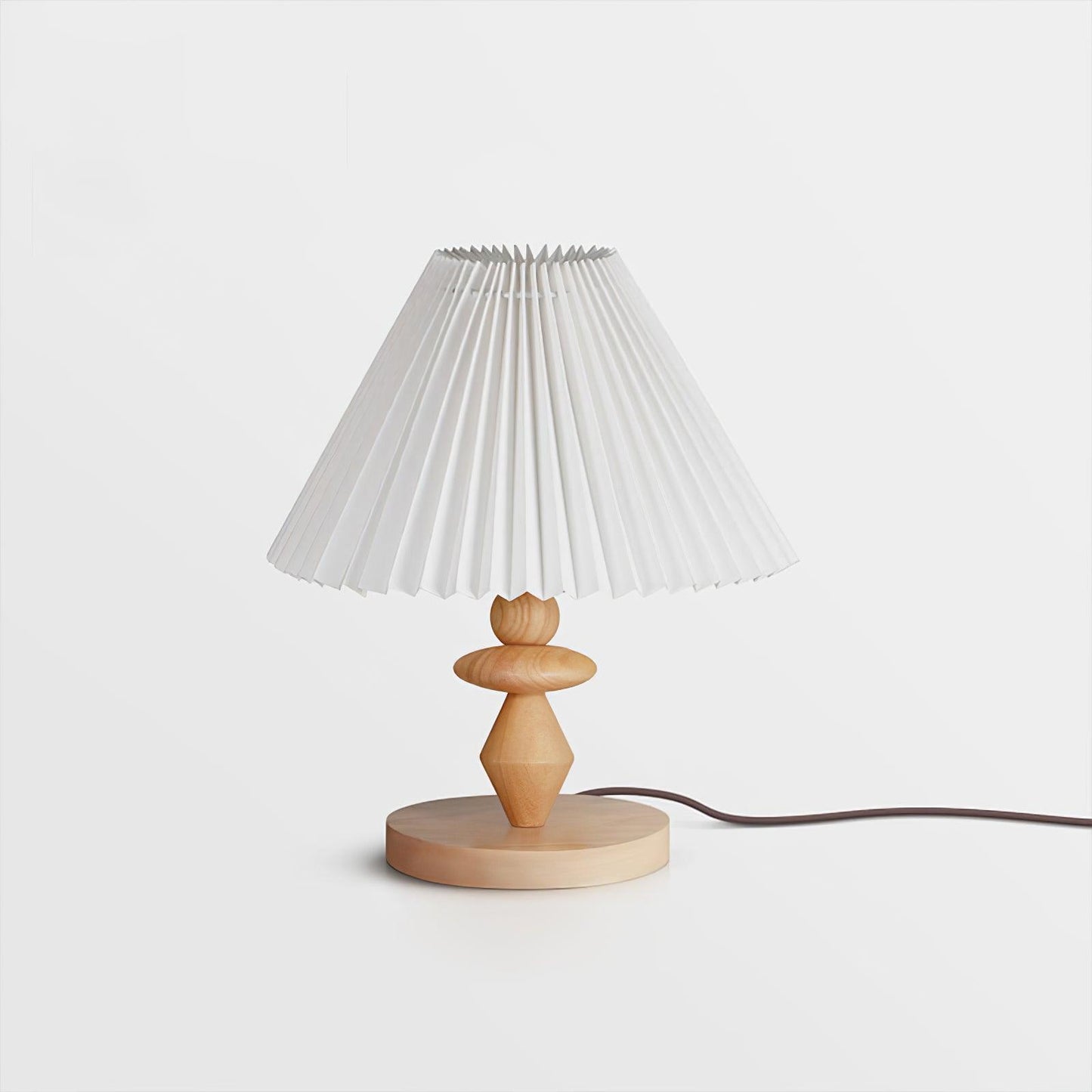 Facet Table Lamp Model D Dia 11″ x H 11.8″ / Dia 28cm x H 30cm / White Table lamp