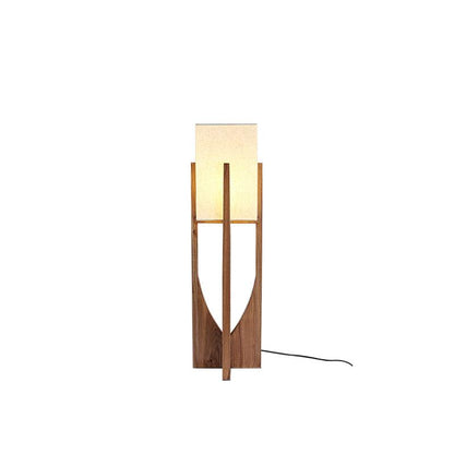Fairbanks Floor Lamp Dia 9.1″ x H 32.3″ / Dia 23 cm x H 82 cm / Dark wood color / US plug Floor lamp